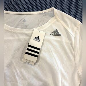 Adidas White running T-Shirt